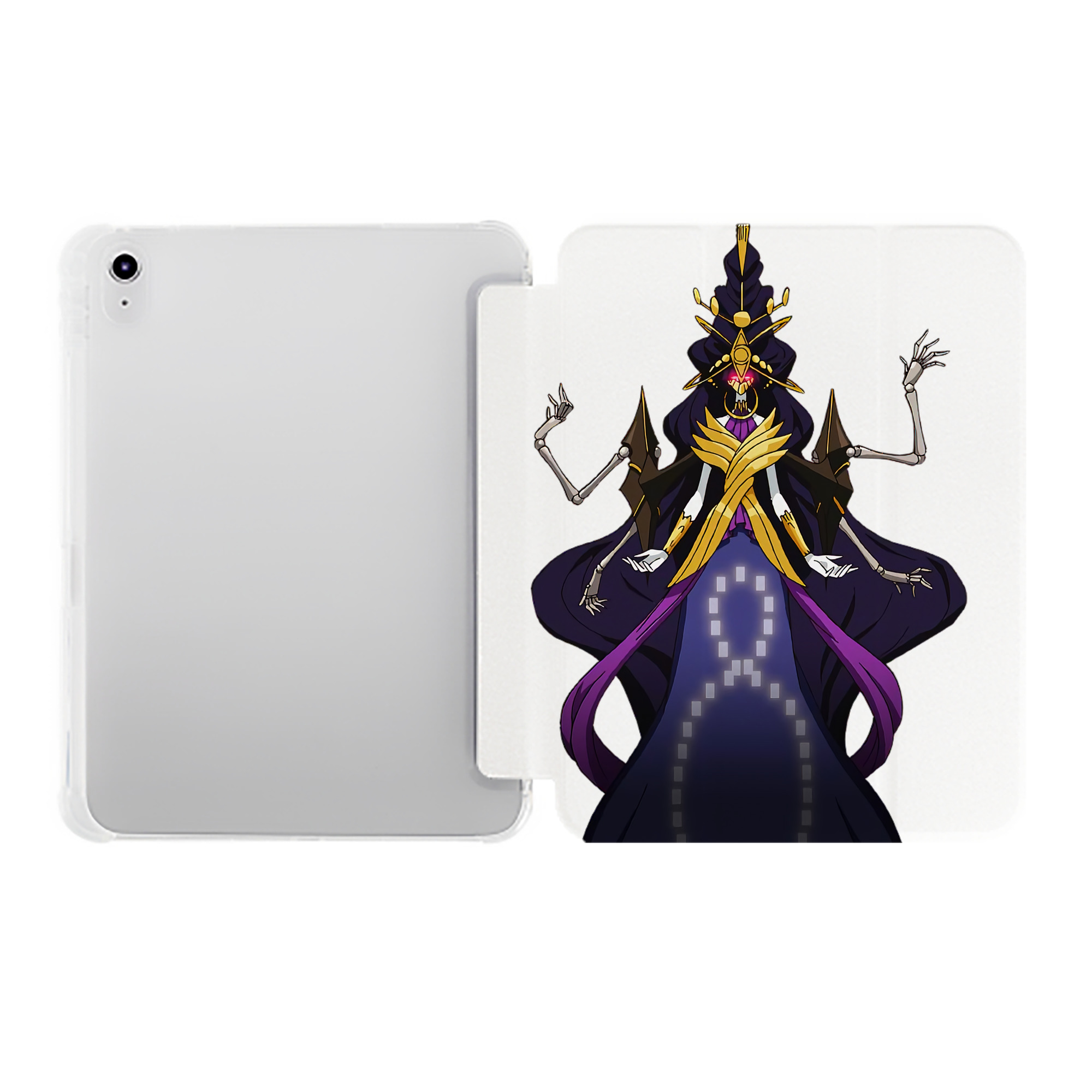 （画像用） 遊☆戯☆王 Yu-Gi-Oh! IPad ケース ペン収納付き 三つ折りスタンド PUレザー×シリコン 対応機種9.5/10.5/10.9インチ